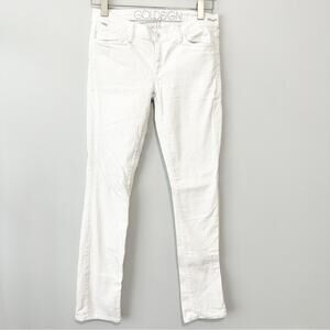 Goldsign Misfit jeans white denim mid ride skinny size 29 made is USA